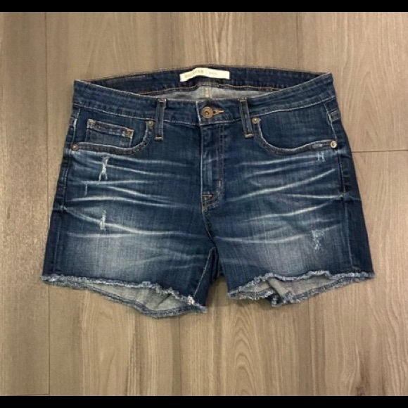Big Star Pants - Big Star Maddie distressed jean shorts size 27.